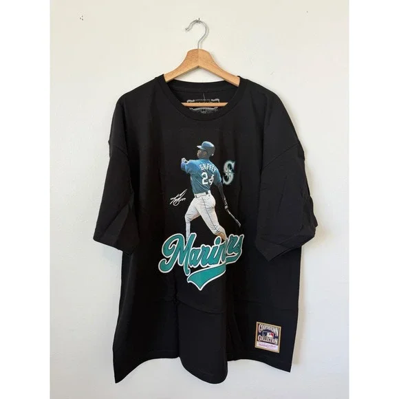 Mitchell & Ness Seattle Mariners Ken Griffey Jr. Emerald Tee – Size XXL – NWT - Picture 2 of 5